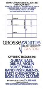 Canton Michigan Music Academy featuring private music lessons