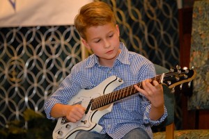 Electric Guitar Player performing at Grosse Pointe Music Academy Recital