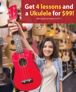 take ukulele lessons