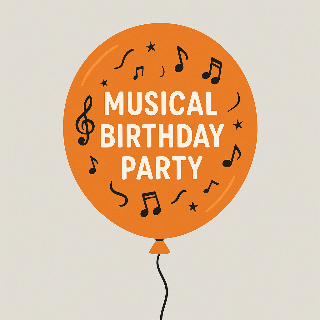 music birthday parties