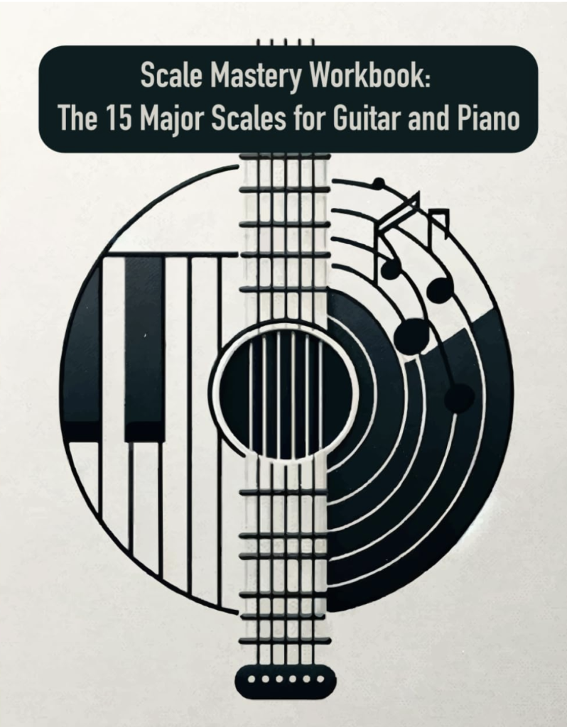 major scales for guitar and piano workbook