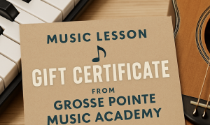 Music Lesson Gift Certificate