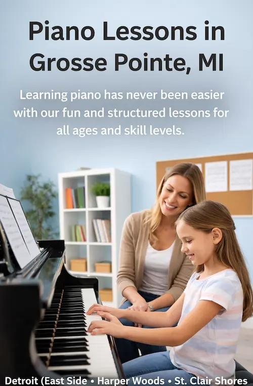 piano lessons in grosse pointe mi